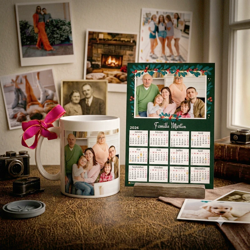 CALENDRIERS ET CADEAUX PHOTO Créations personnalisées pour toutes les occasions - Studio Loïc Photographe à Vertou (Nantes)